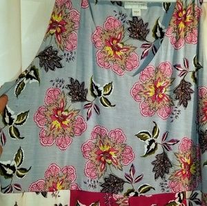 J.Jill midi sleeveless dress